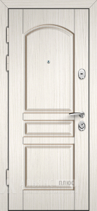 Термостойкая коричневая дверь для дачи с классической филёнчатой структурой №20 внутренняя - фото