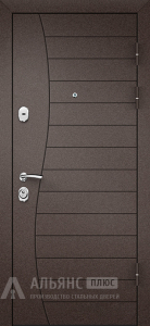 Входная дверь с порошковым покрытием / шумоизоляцией и изысканным дизайном №6 внешняя - фото