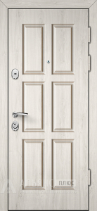 Прочная дверь с филёнками и атмосферостойким покрытием премиум класса №8 внешняя - фото