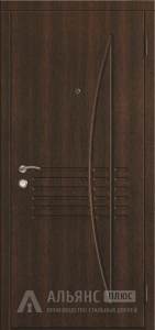 Утепленная дверь для частного дома с открыванием внутрь №51 внешняя - фото